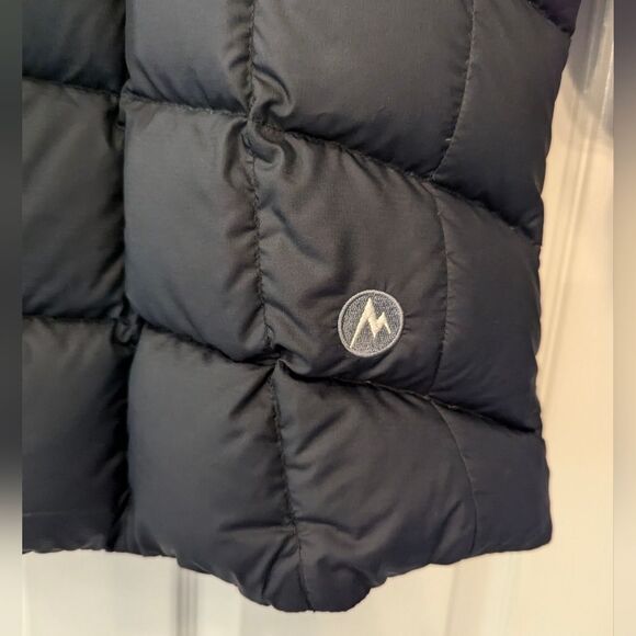 Marmot Women's 650 Fill Goose Down Quilted black Puffer Jacket Womens Full S/P - Picture 8 of 14